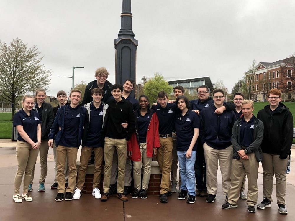 Students at the University of Akron