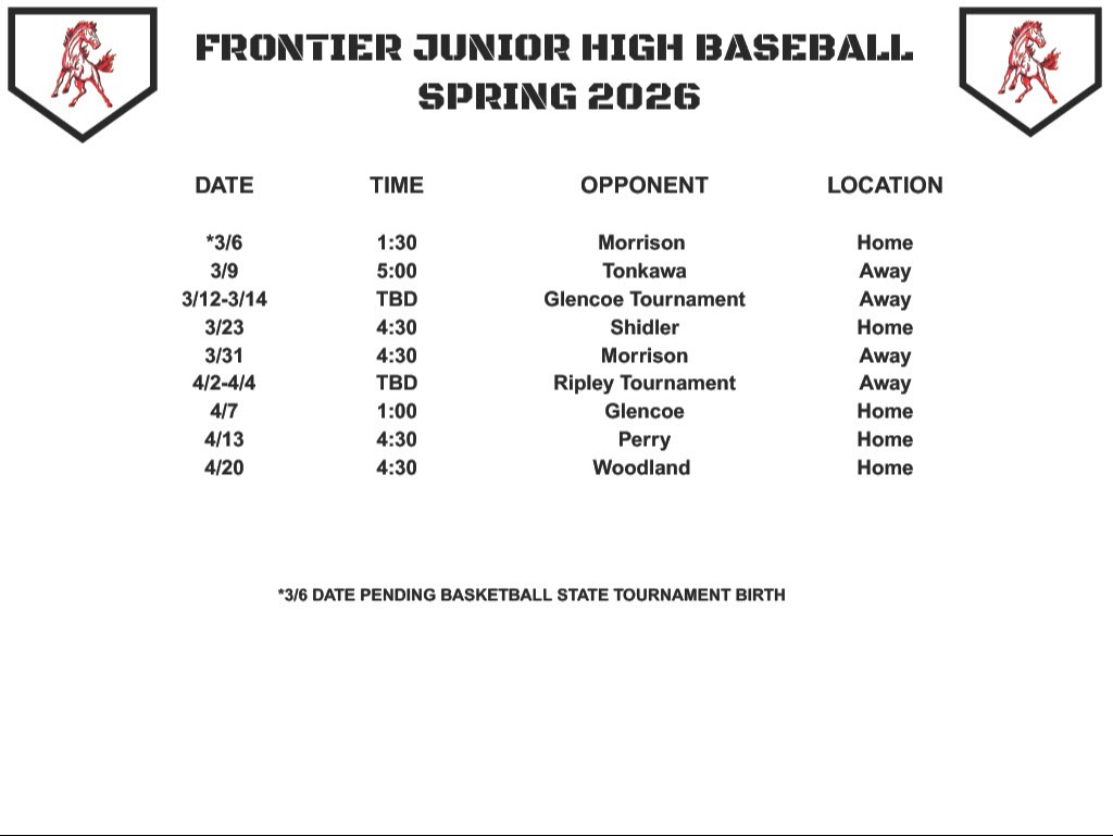 MS Baseball Spring 26