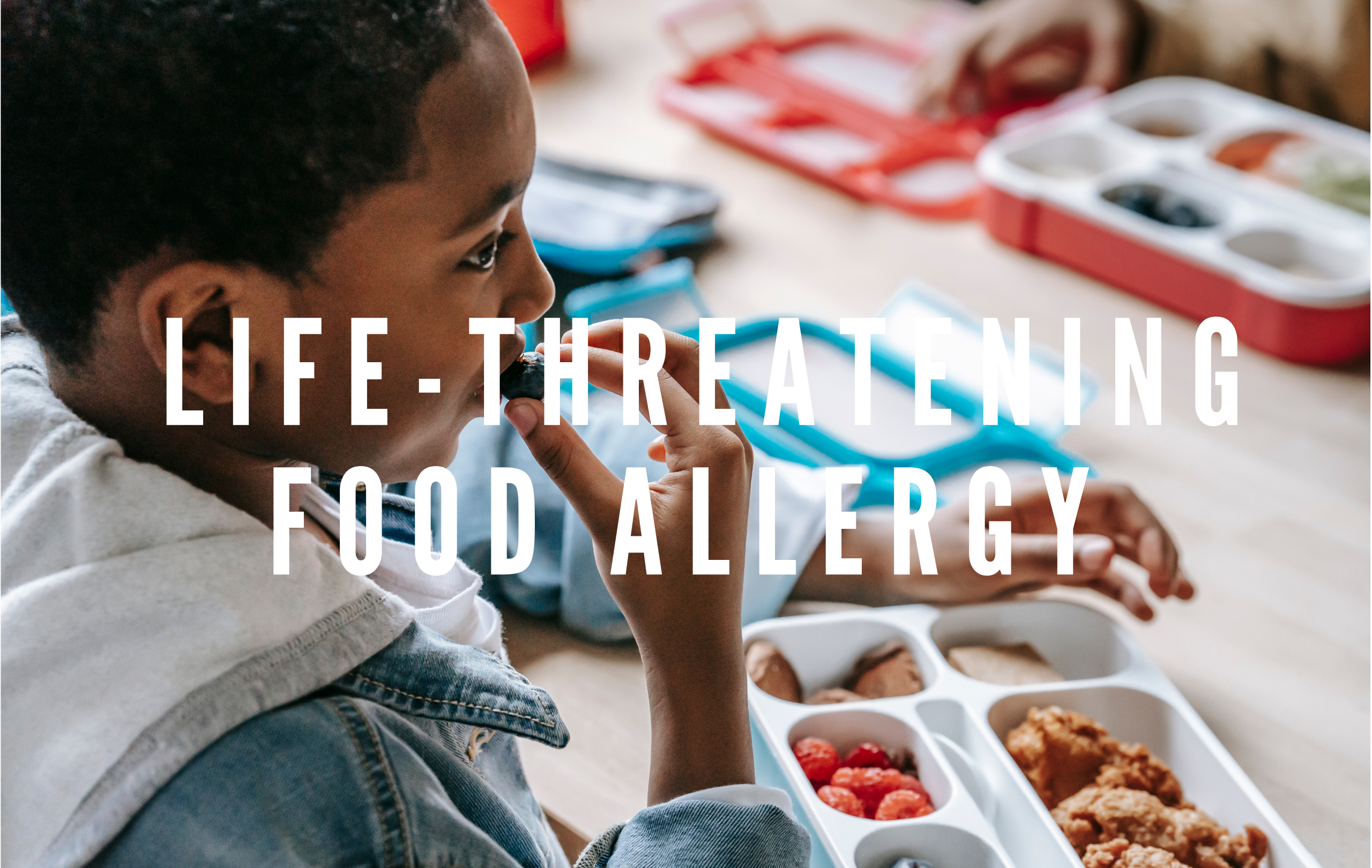 Life threatening food allergy information