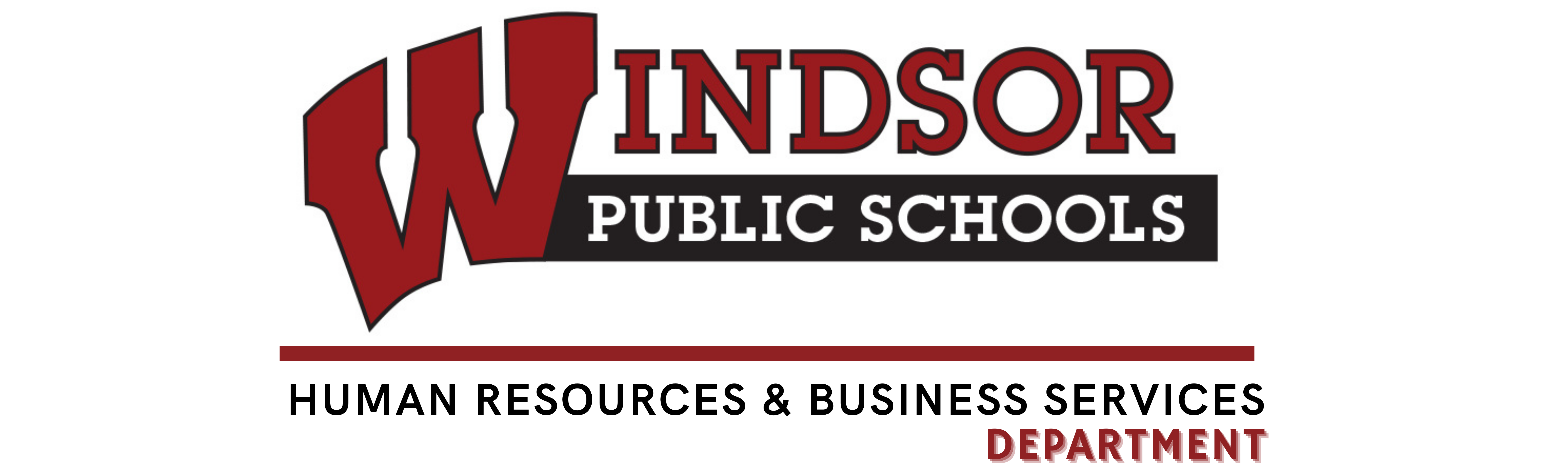 Windsor Public Schools Logo Human resources department