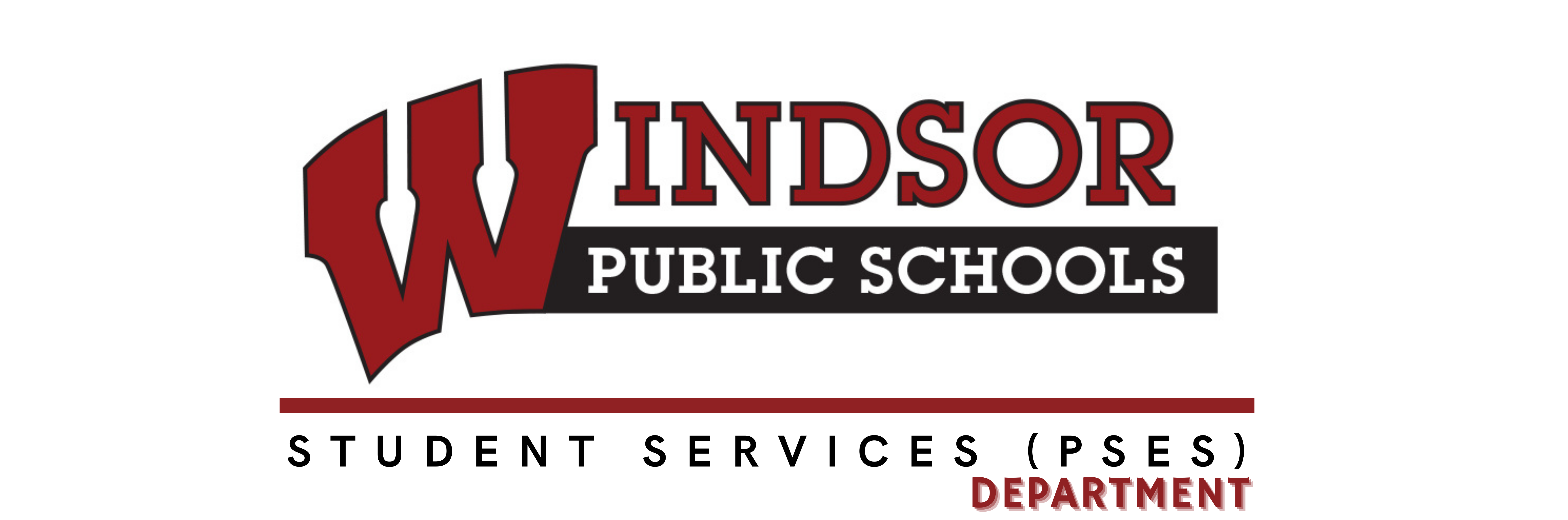 windor public schools logo student services and special education