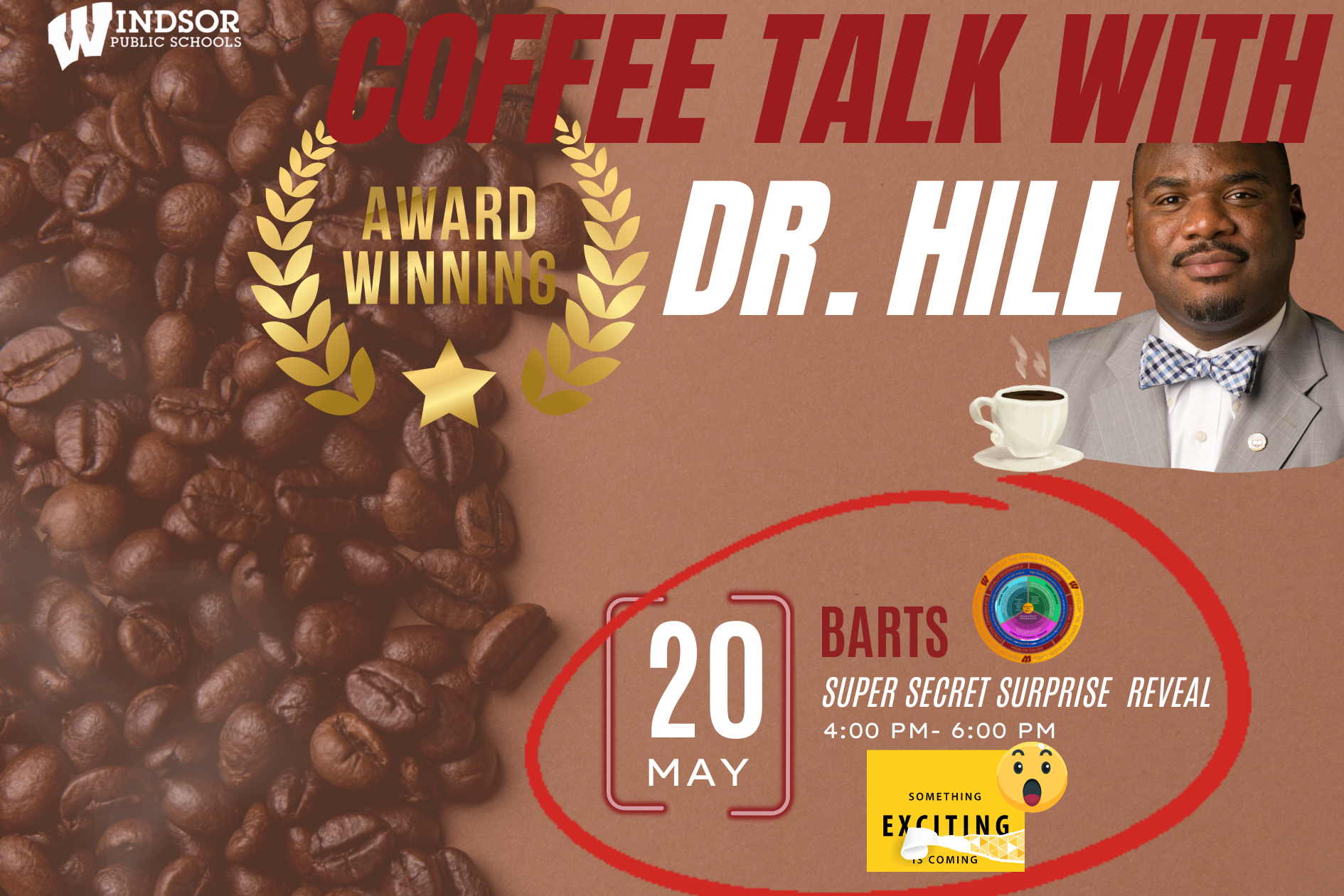 New Coffee Talk with Dr. Hill dates