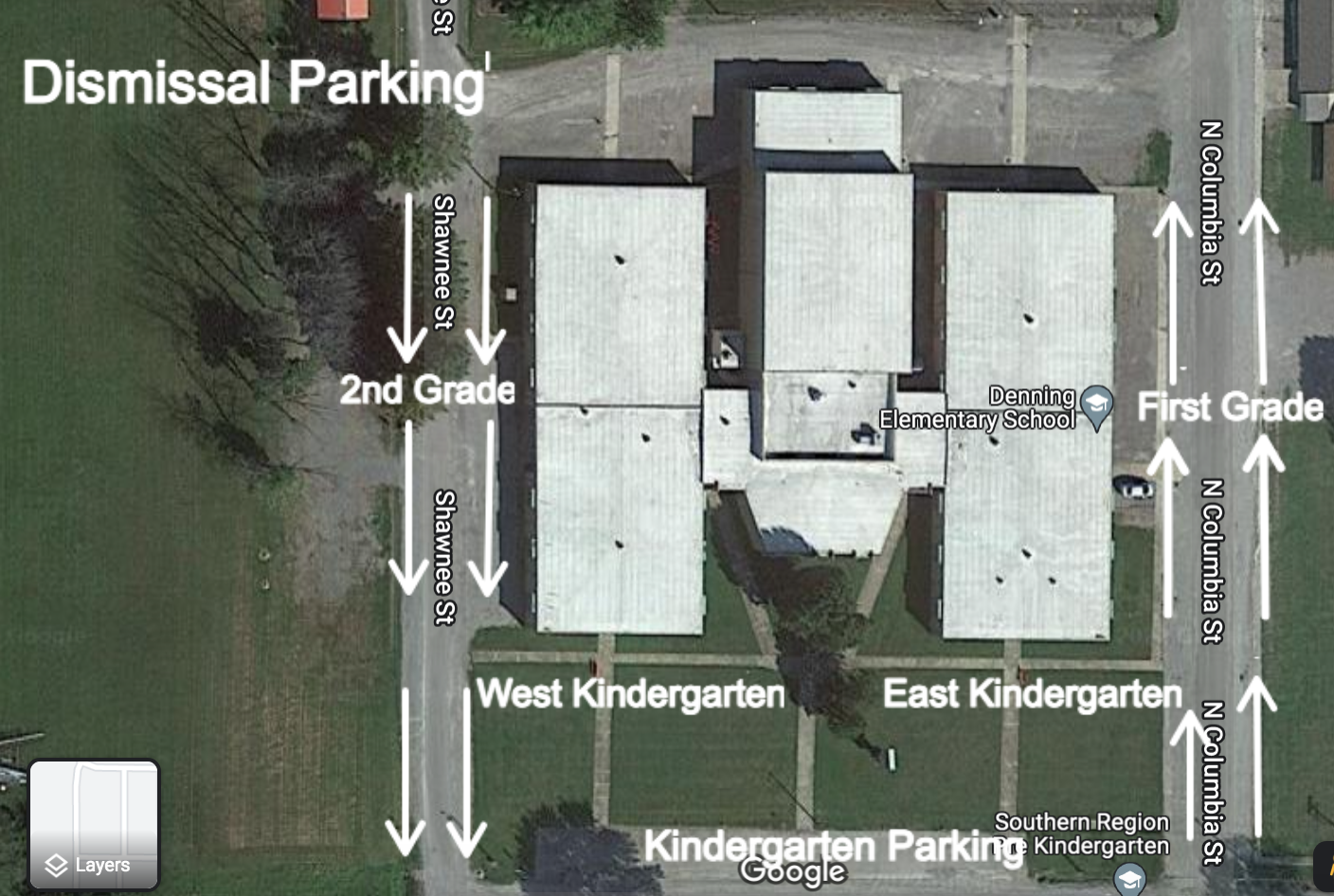 Dismissal parking