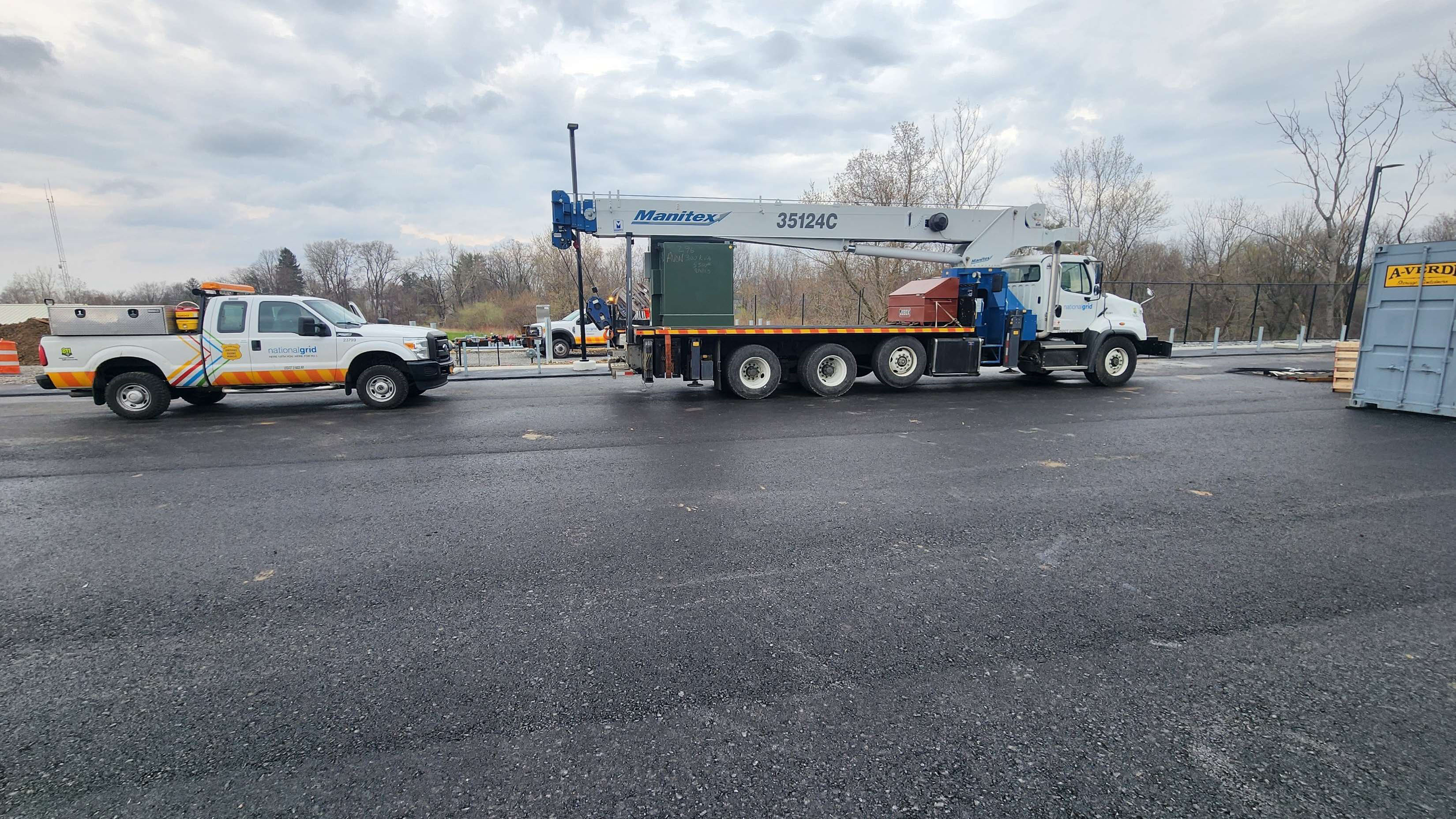 Building Transformer Delivered to Site for Permanent Power