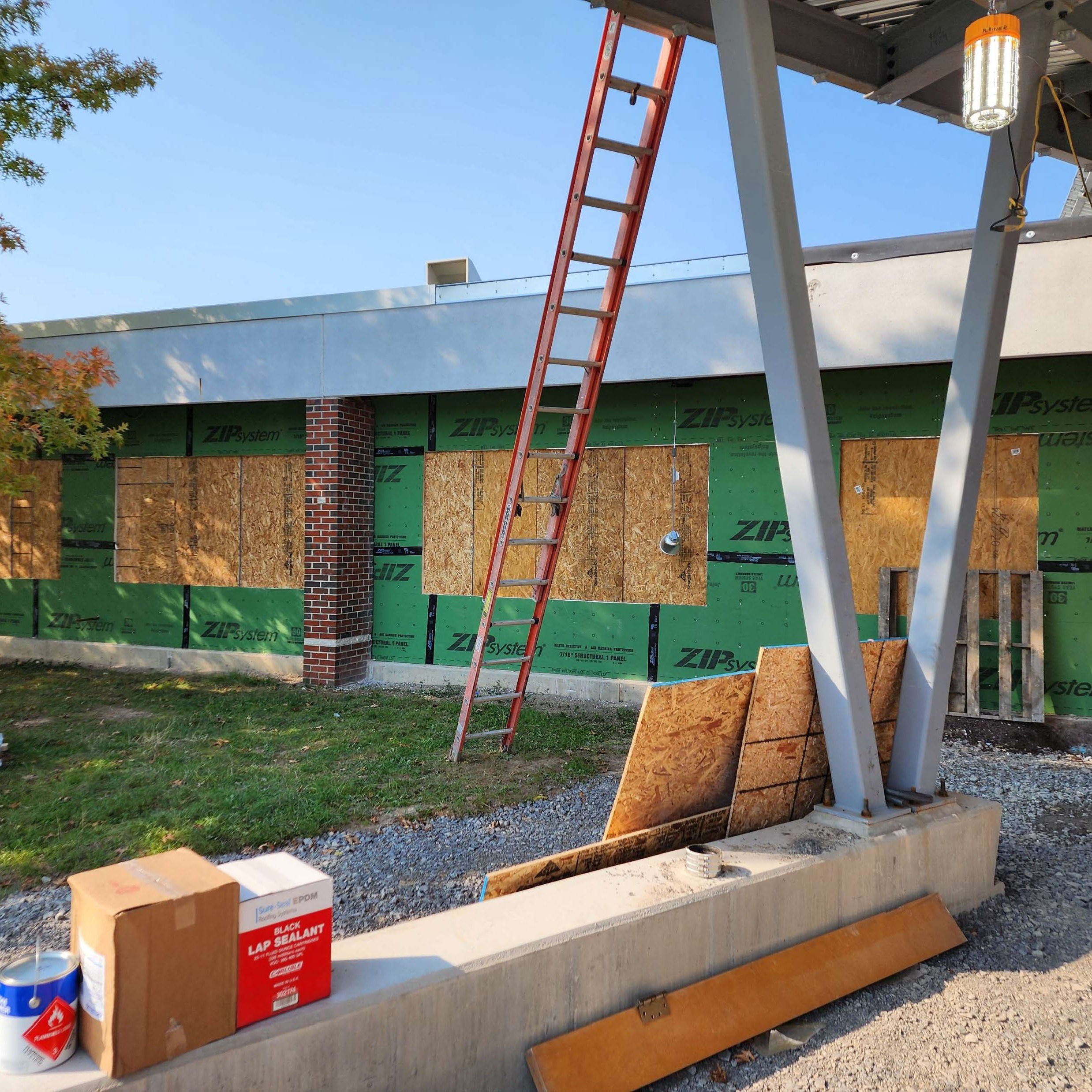 HS exterior wall boarding