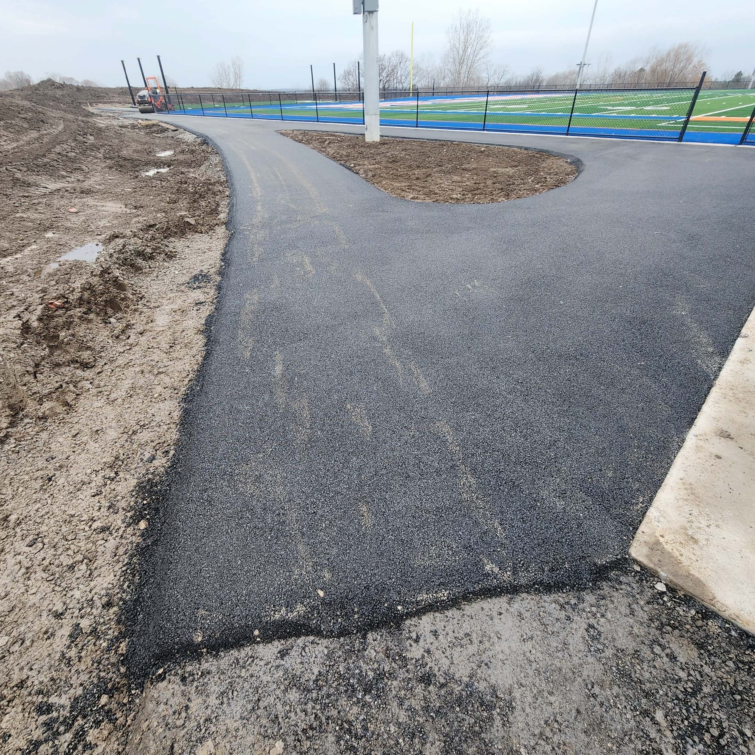 Paving Top Coat on North of Site