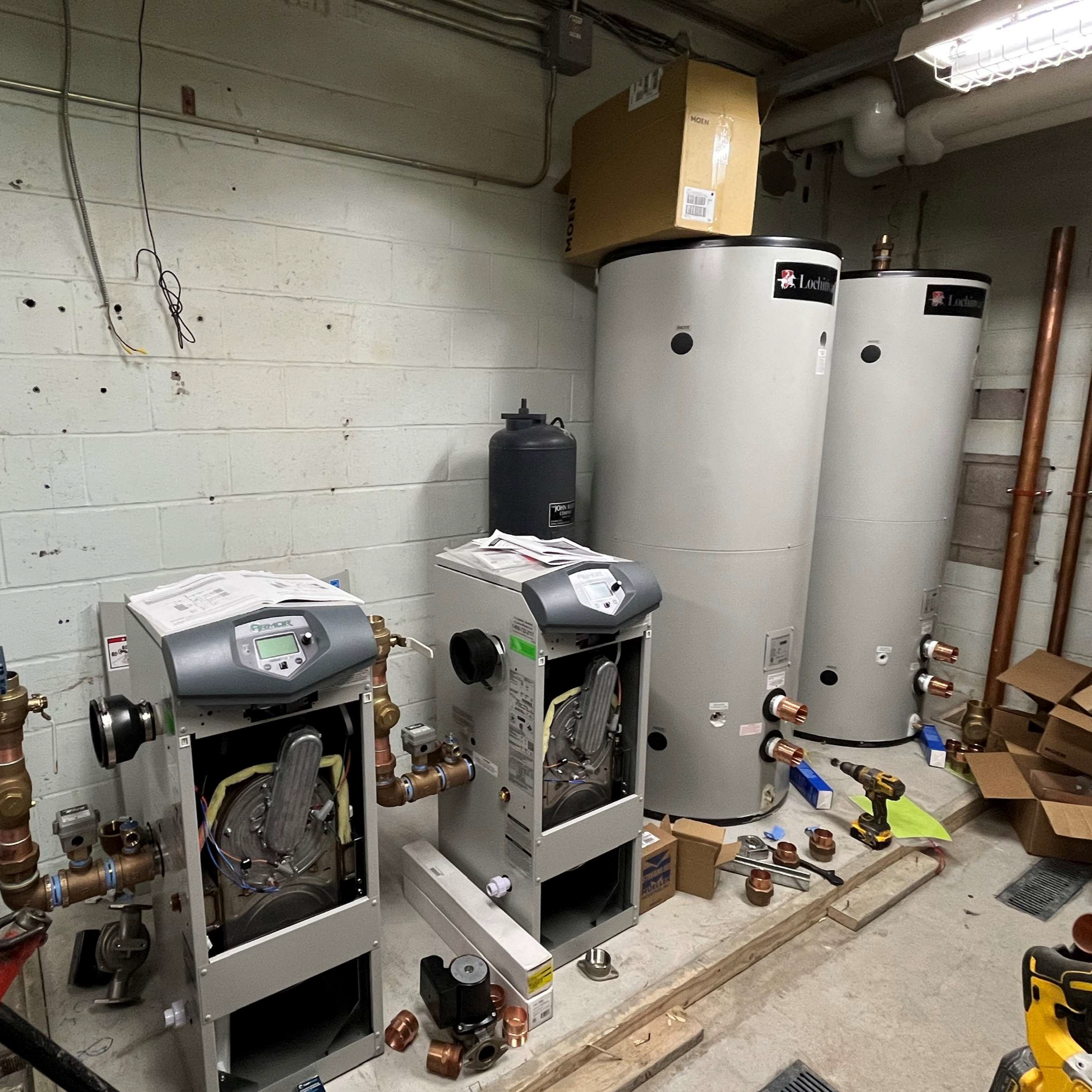 New Water Heaters – Elementary Receiving
