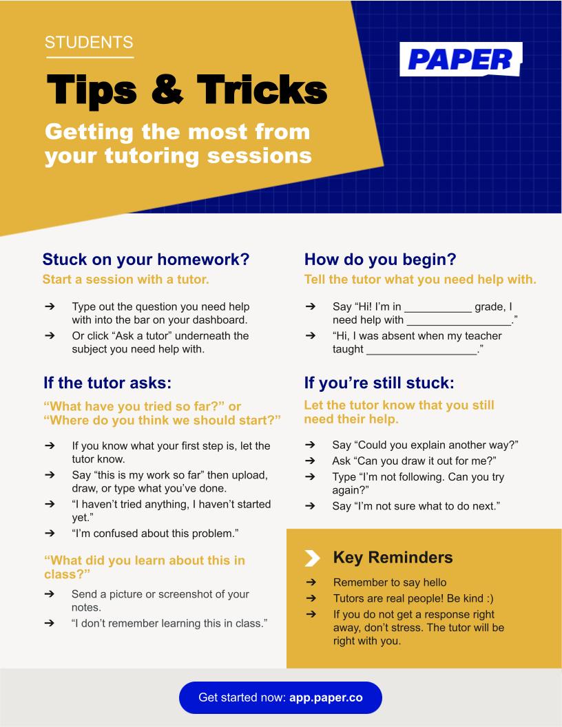 tips and tricks graphic