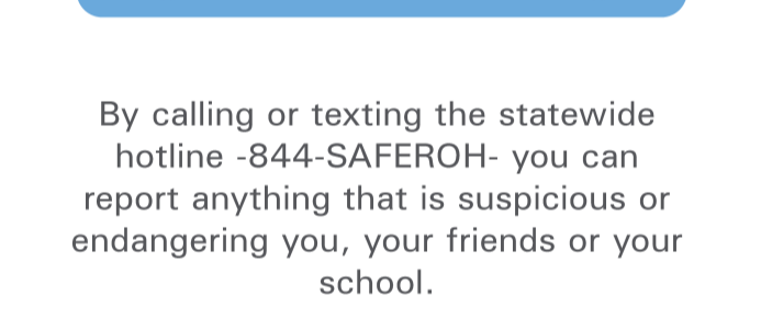 Safer Ohio School Tip Line