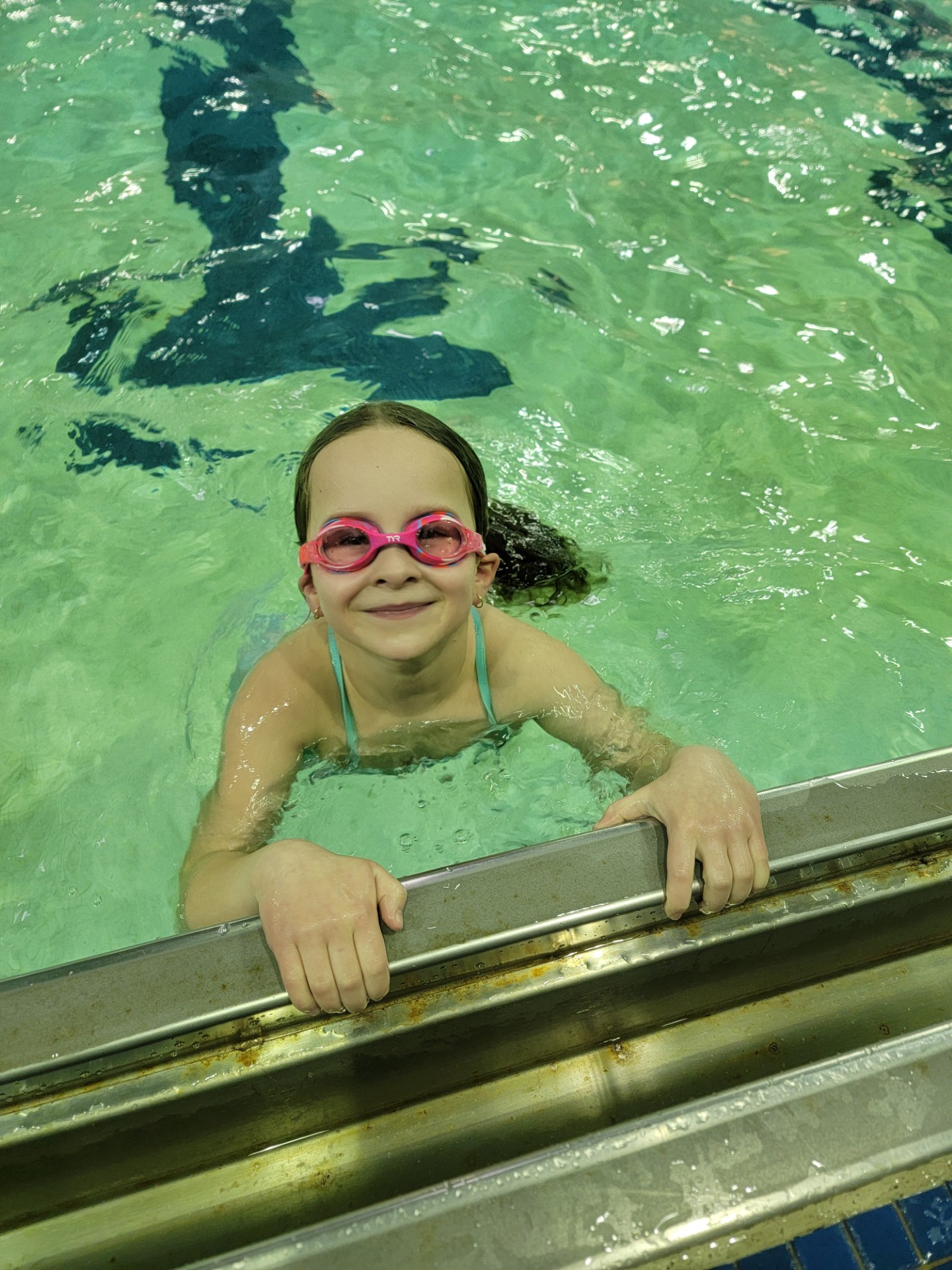 Girl in pool