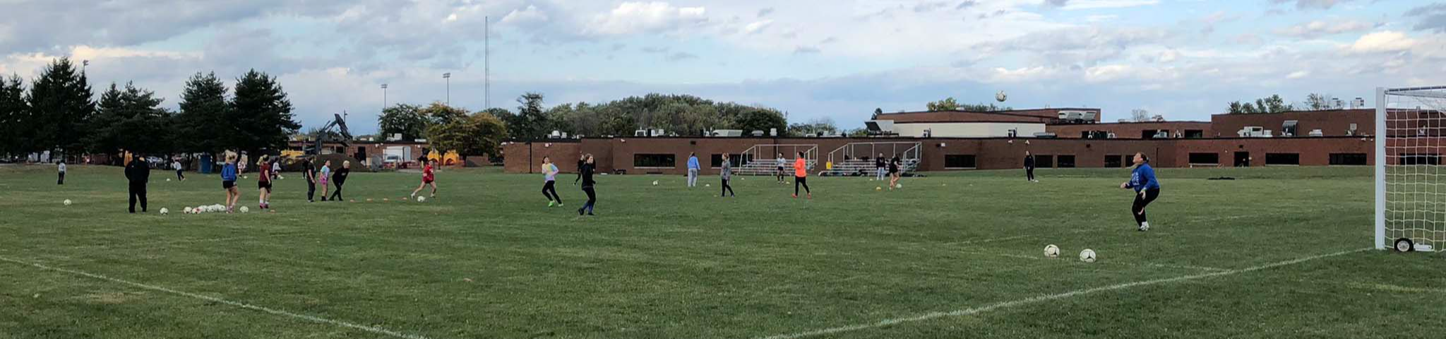 Black Knights  soccer practice 