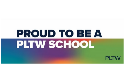 Project Lead the Way in school logo.