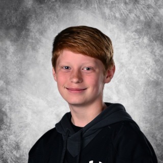 Andrew Winters, December 2025 Student of the Month (Making Good Choices), 7th Grade.