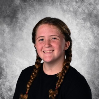 Cecelia Shirley, December 2025 Student of the Month (Making Good Choices), 8th Grade.