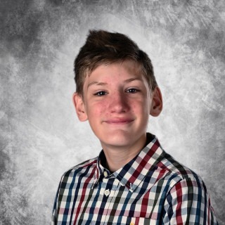 Guy Kavals, November 2025 Student of the Month (Gratitude), 7th Grade.