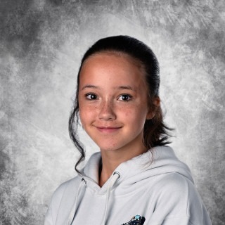 Olivia Best, November 2025 Student of the Month (Gratitude), 8th Grade.