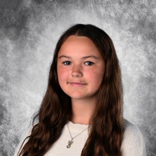 Karlee Merchant, September 2025 Student of the Month, 7th Grade.