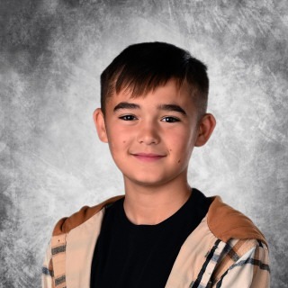 Trent Gardner, September 2025 Student of the Month, 6th Grade.