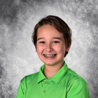 SSMS Student of Month, February 2026.  Caden Trimble.