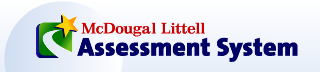 McDougal Littell Assessment System MLAS Admininstrator Help Guide