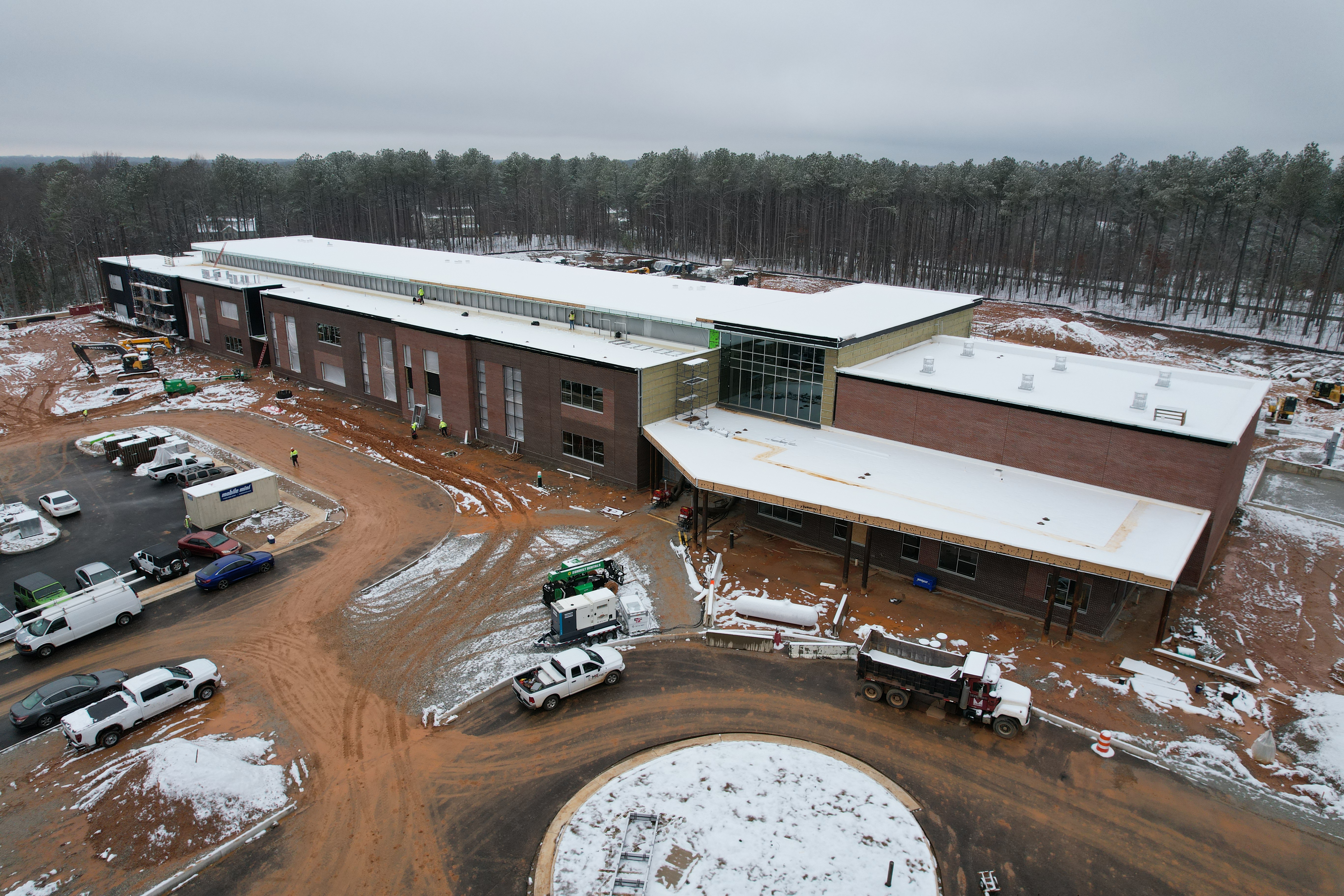 New GES exterior taken 1/16 with snow