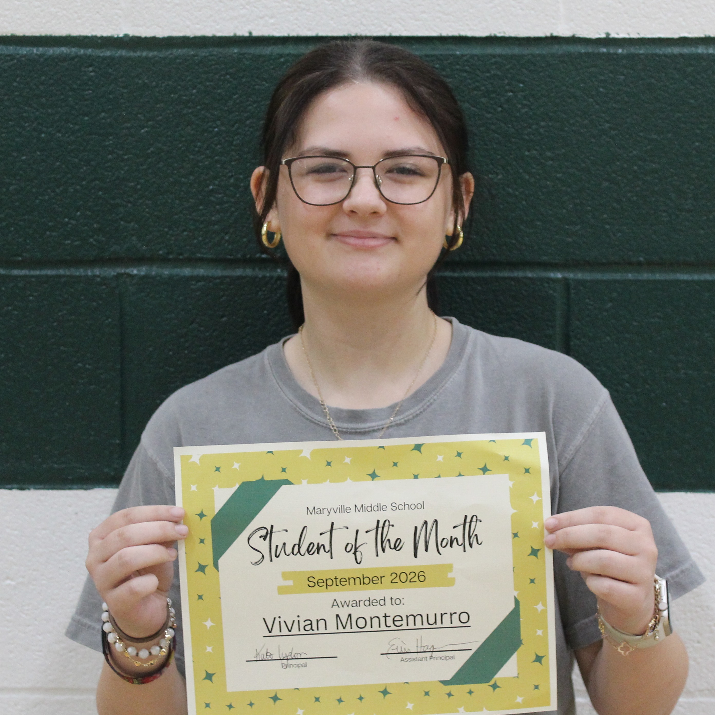 Studnet of the Month