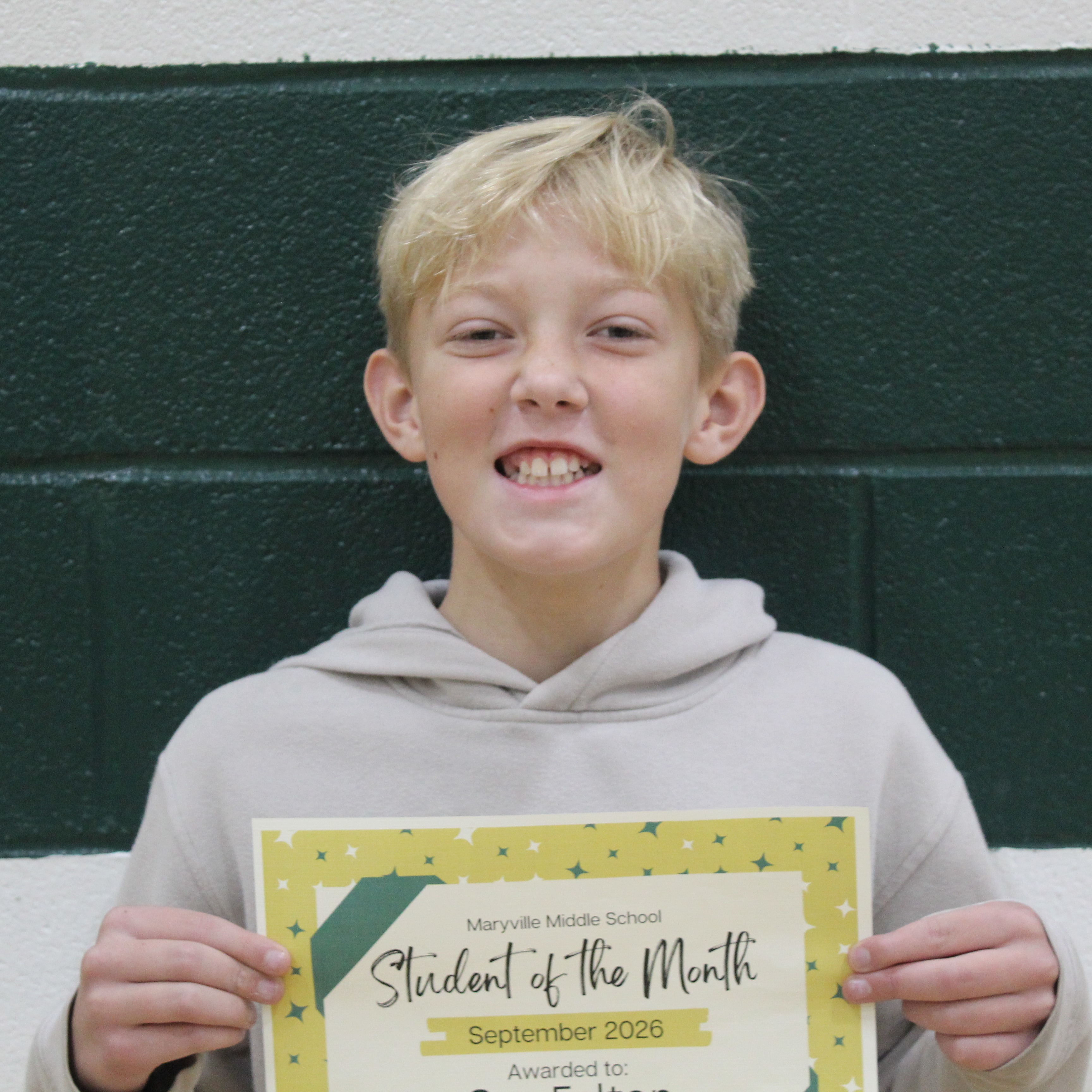 Student of the Month