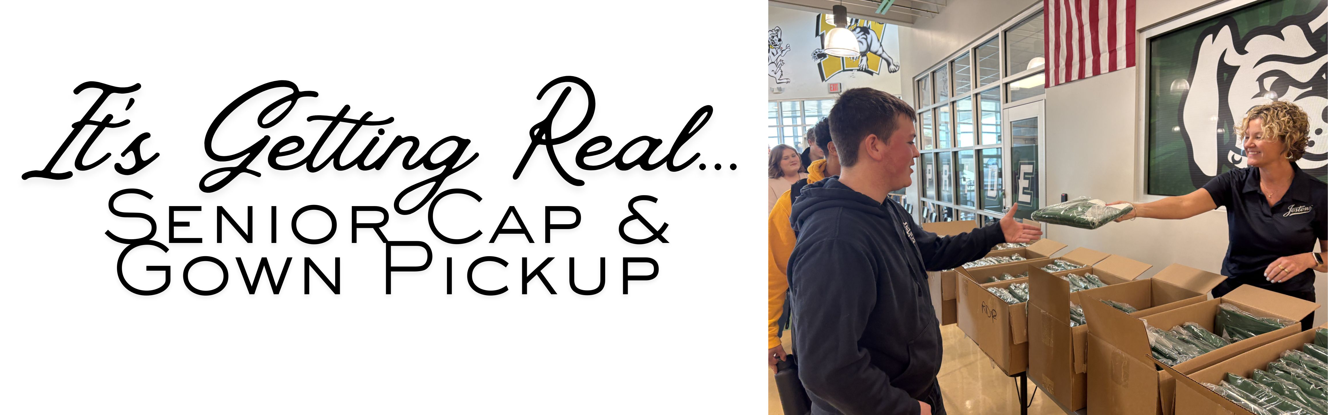 Cap and Gown pick up