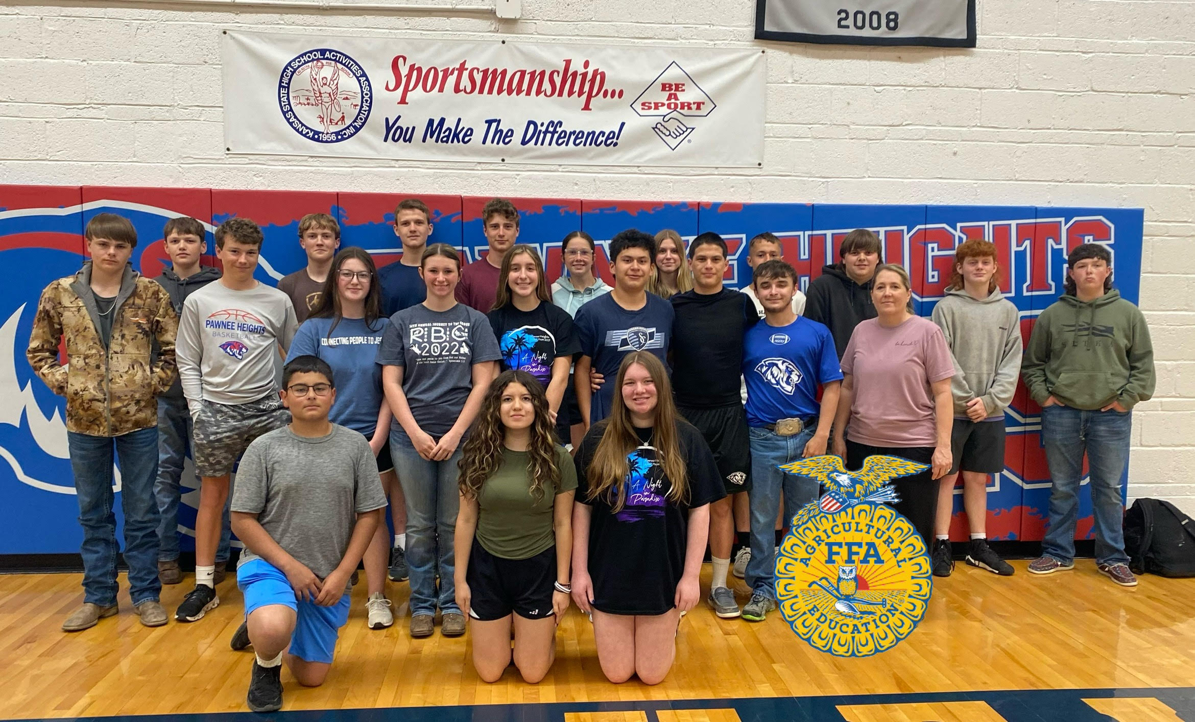 Pawnee Heights FFA Students 2025  