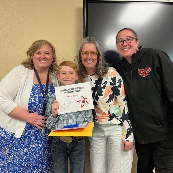 Junior High Student of the Month
