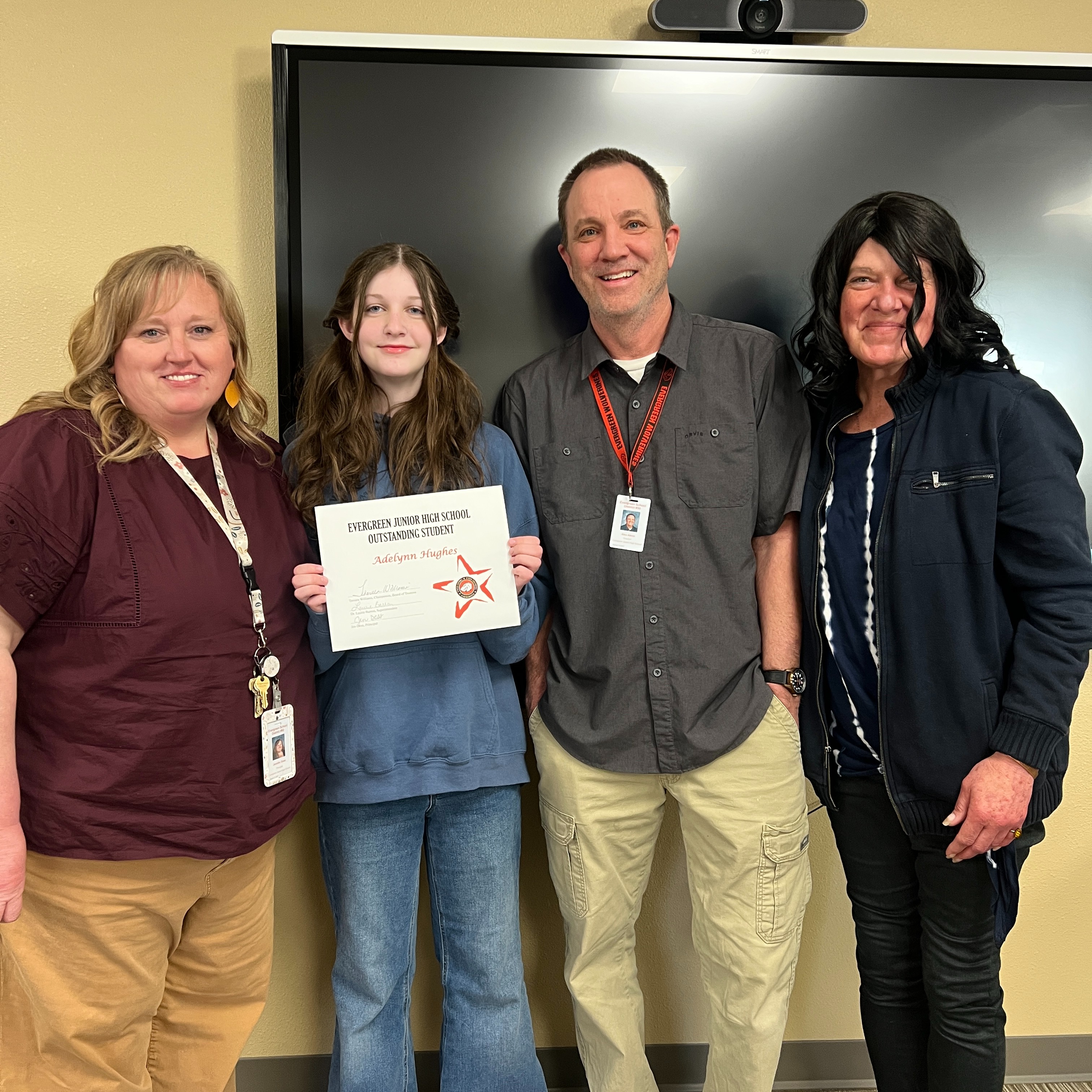 Junior High Student of the Month