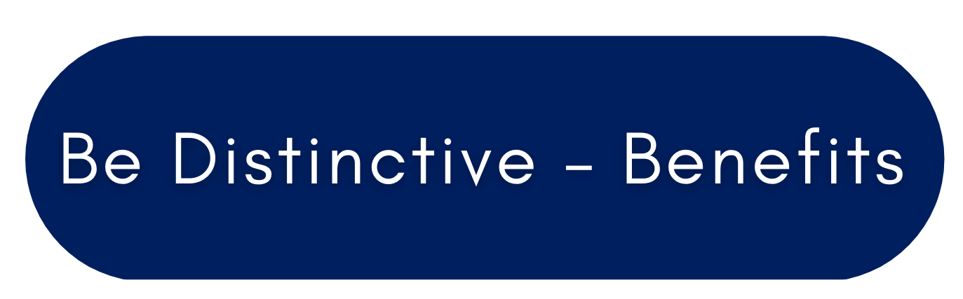 Be Distinctive – Benefits Button