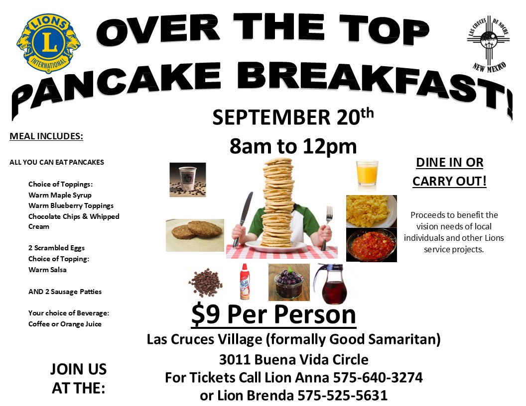 Lions Pancake Breakfast
