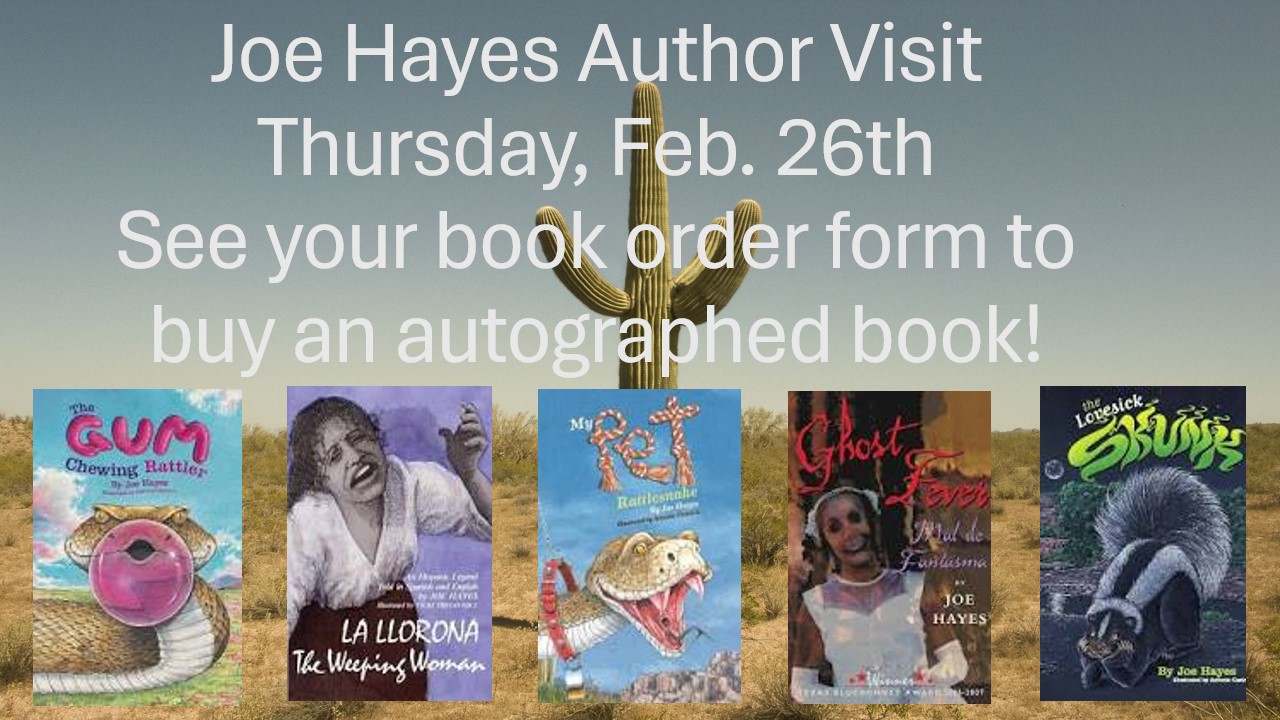 Joe Hayes Visit February 26
