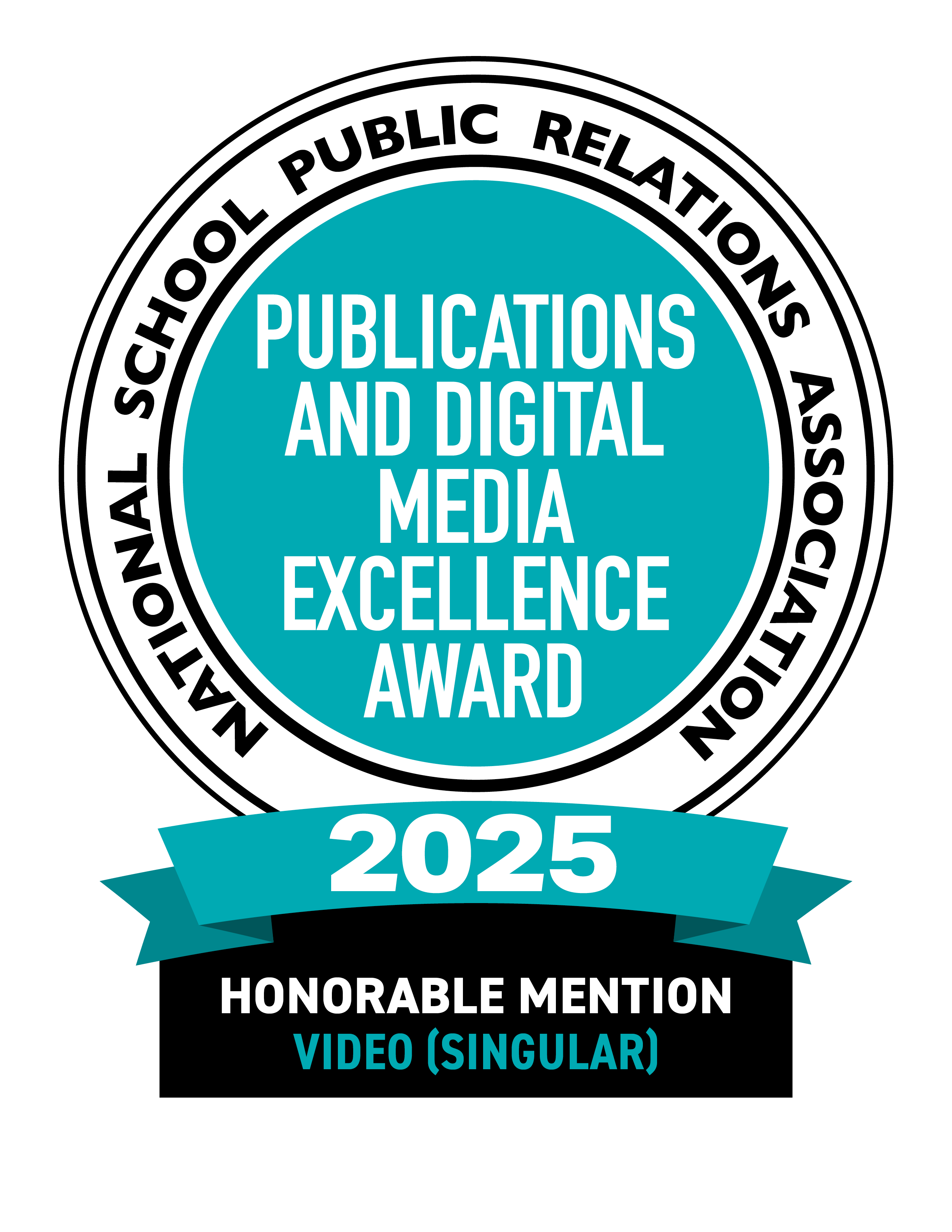 National School Public Relations association award of excellence for infographic