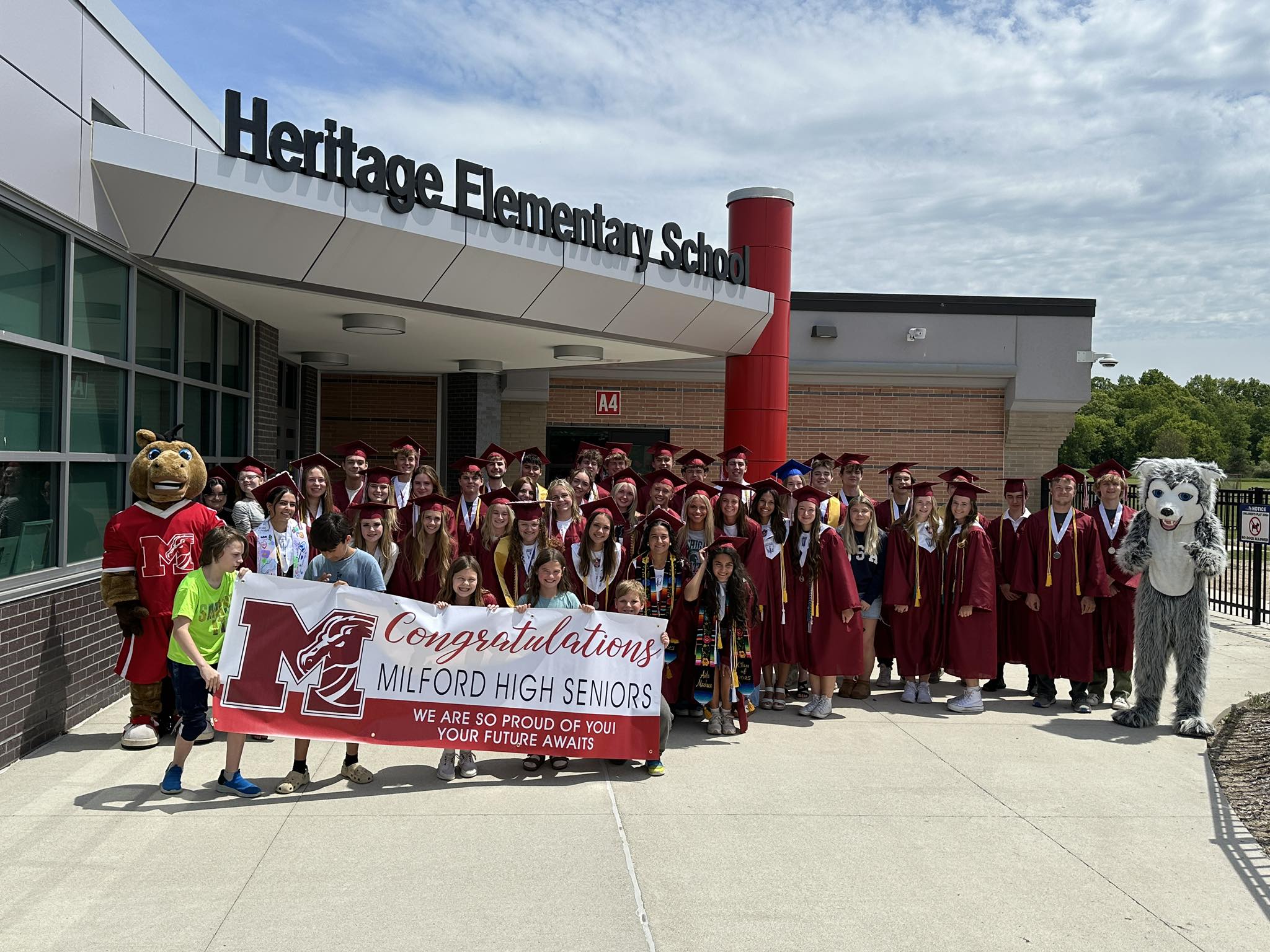 HVS grads visit old elementary