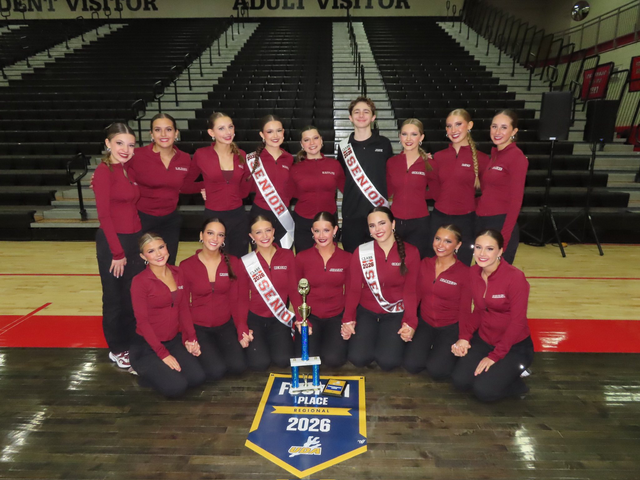 Photo of Milford high School Dance team