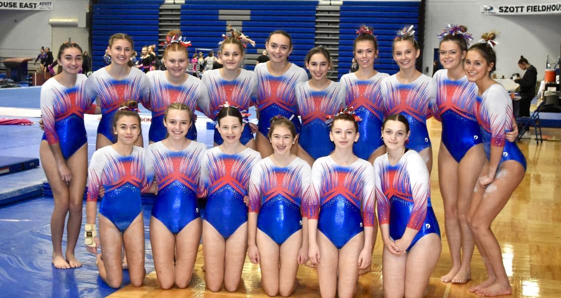 photo of HVS united gymnastics team