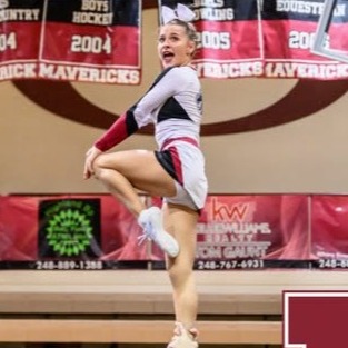 Milford High cheerleader 