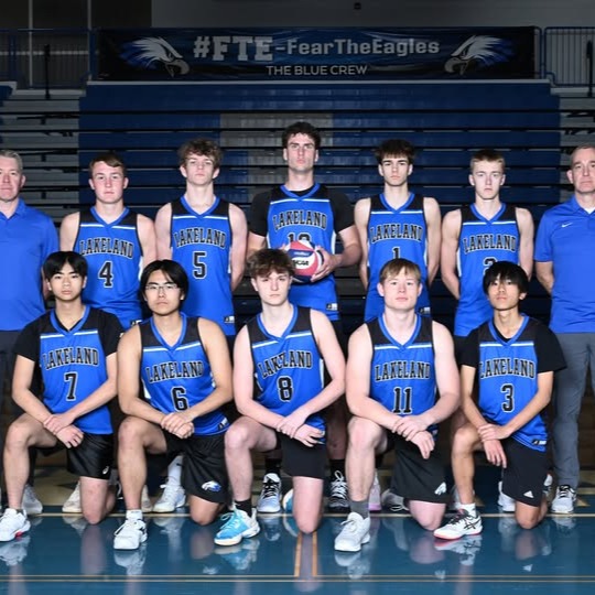 team photo of boys volleyball team