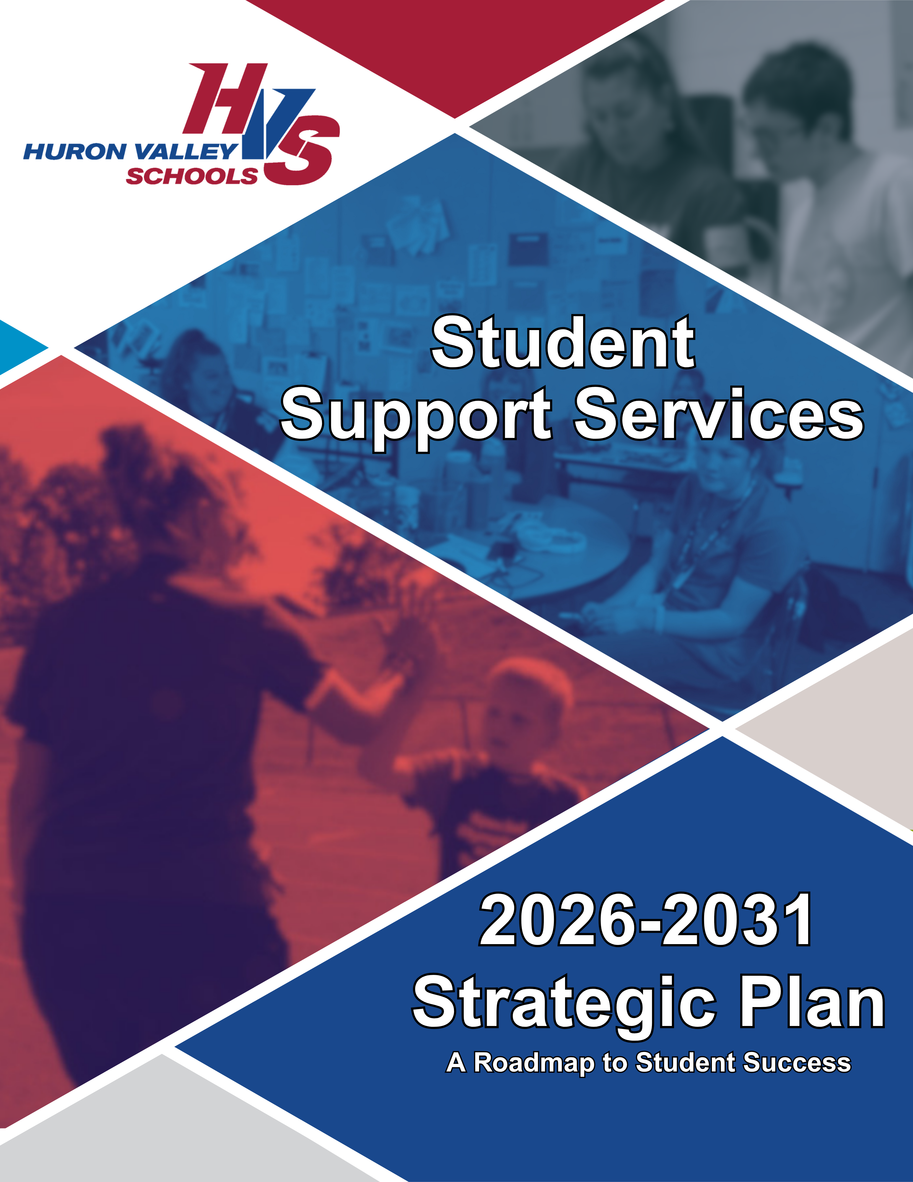graphic cover that reads "Student Support Services Strategic Plan"