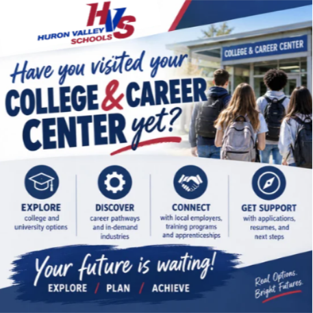 Make sure to visit your college and career centers at LHS and MHS.