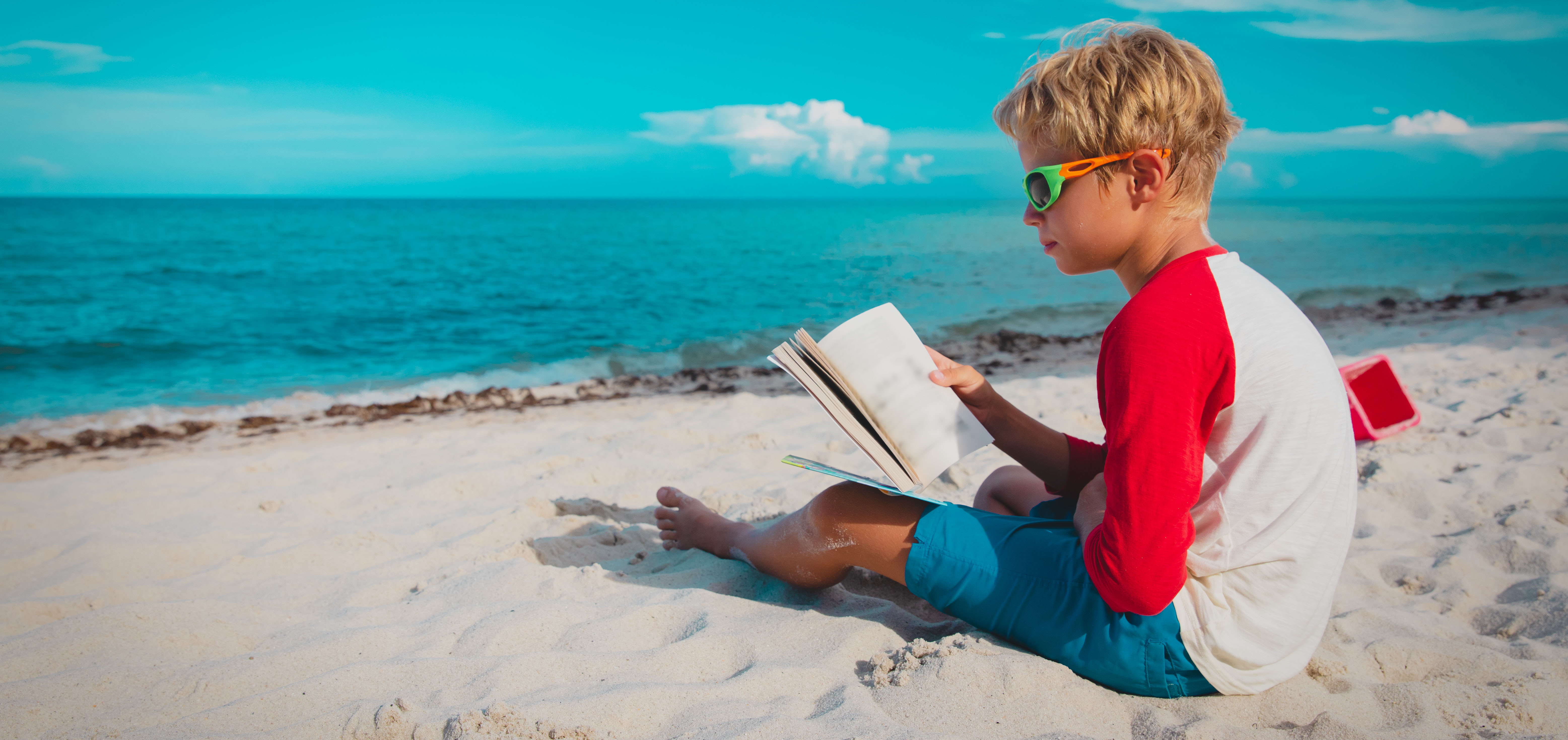 kid on beach