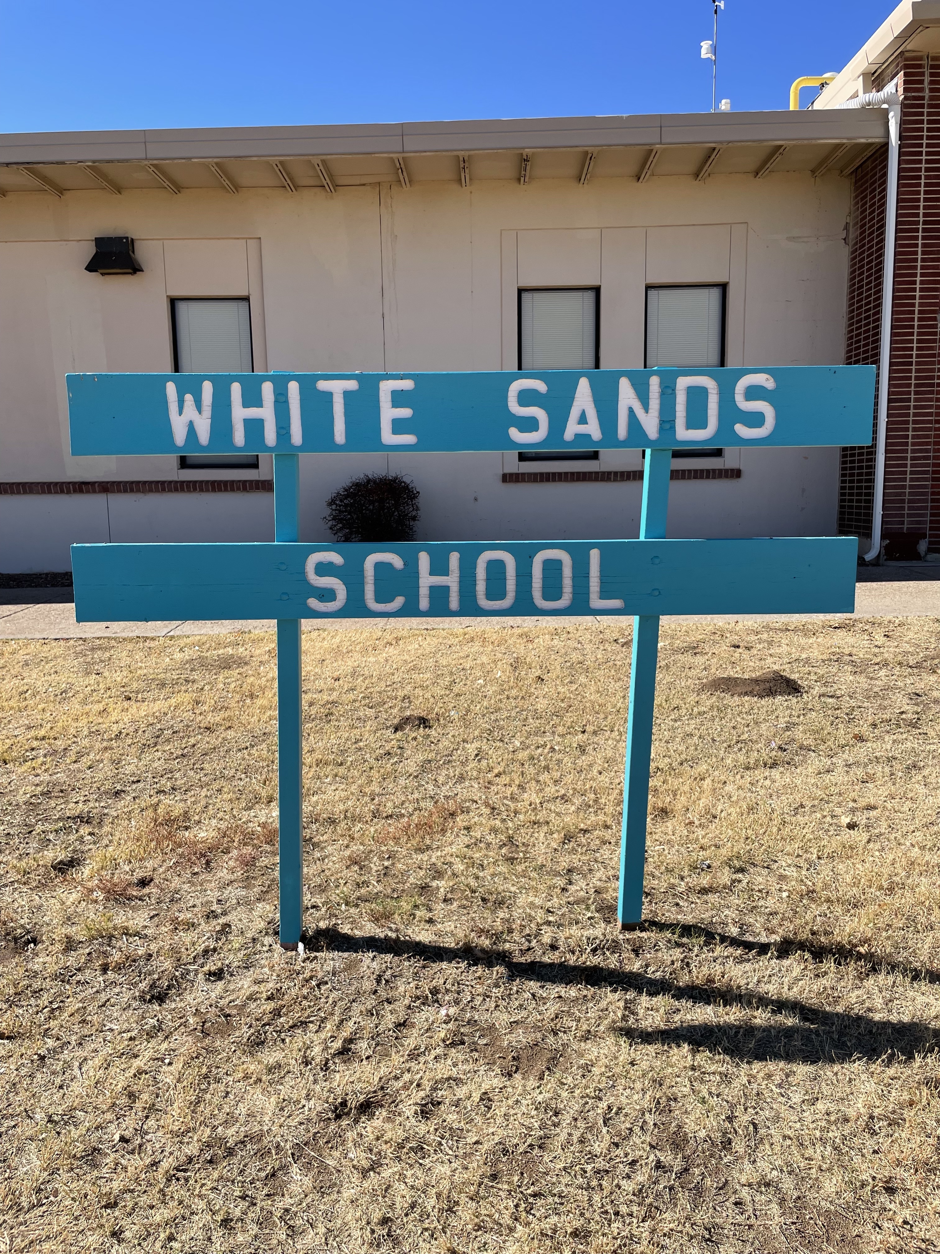 What Sands School Sign