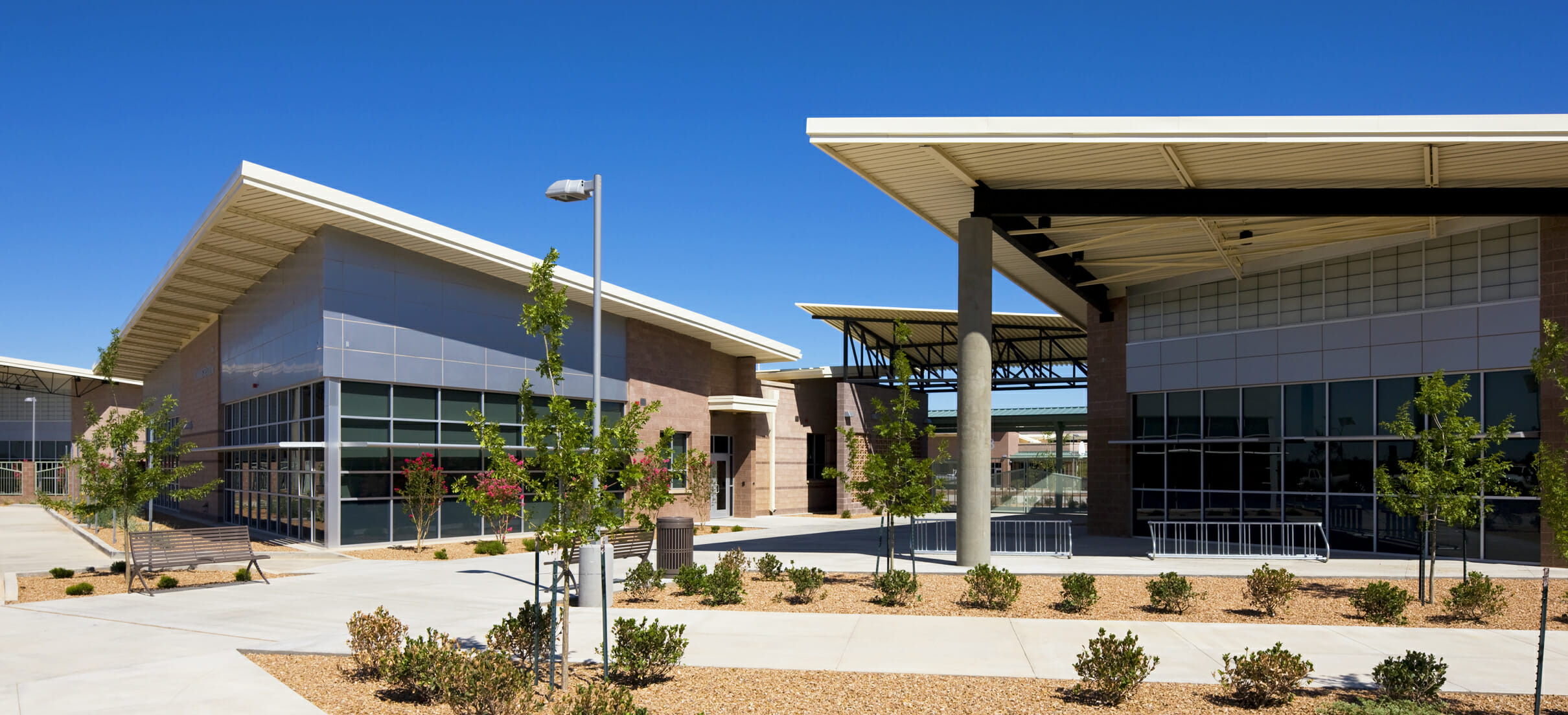 front view of our campus