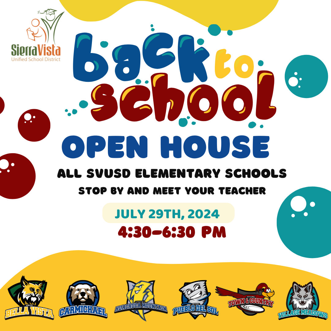 Open House Night all SVUSD Elementary Schools