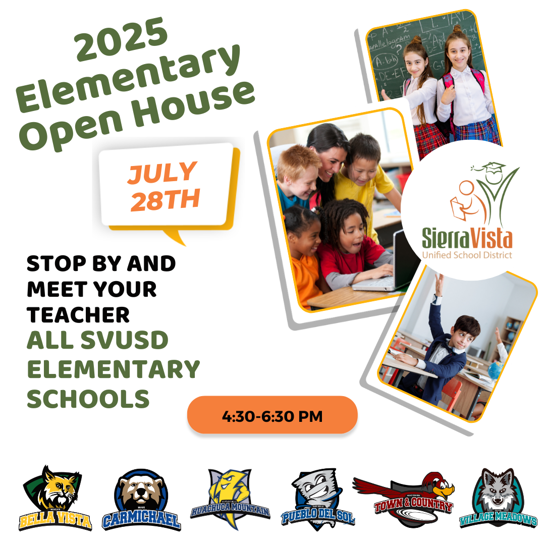 Open House Night all SVUSD Elementary Schools