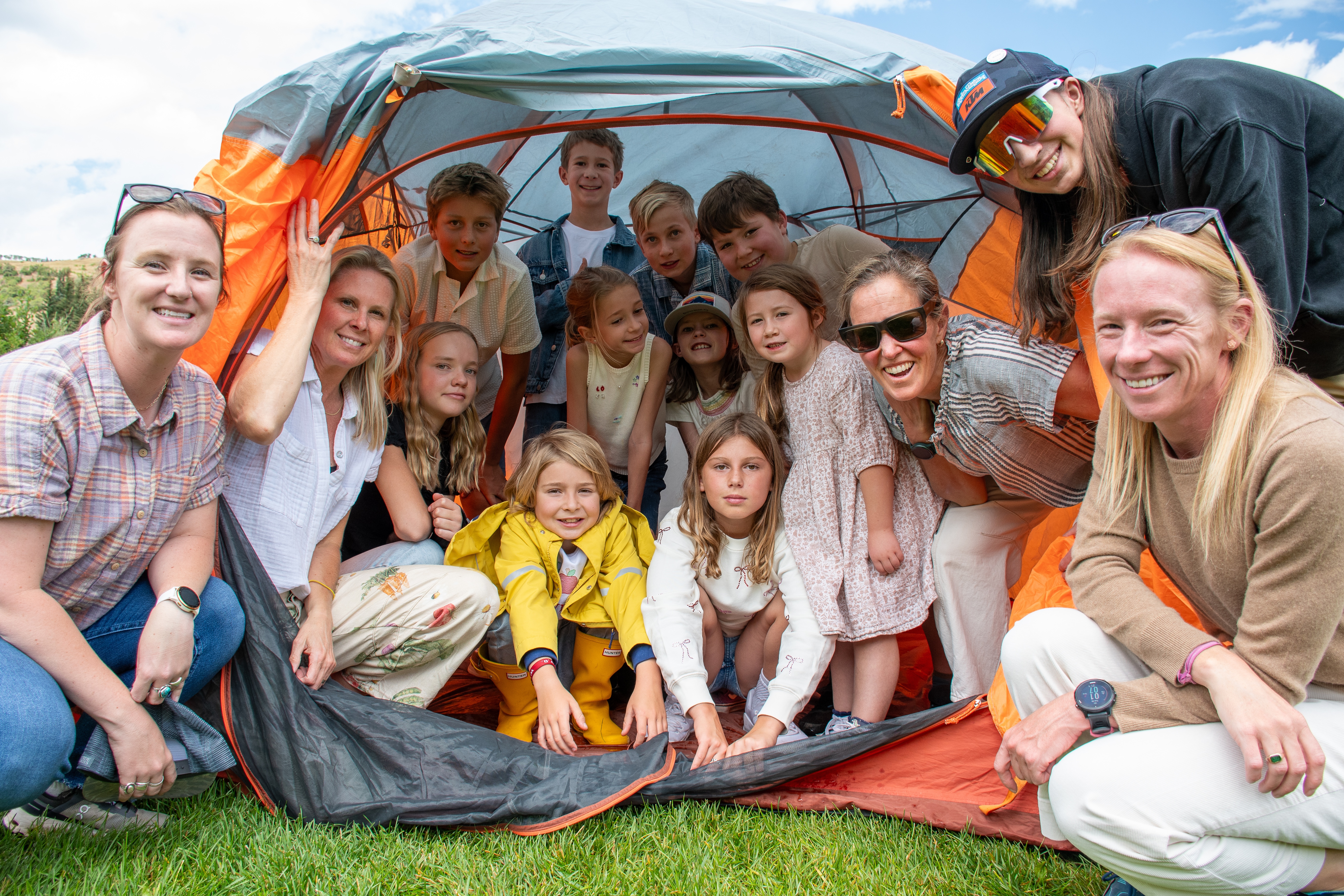 tent family