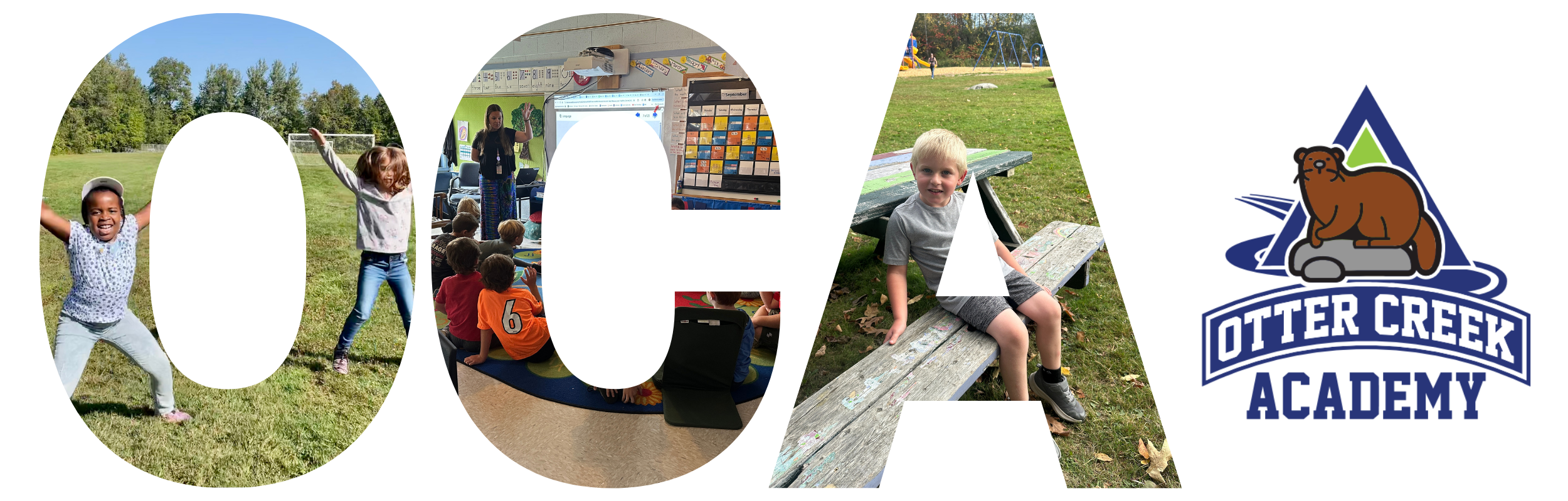 children and staff at OCA