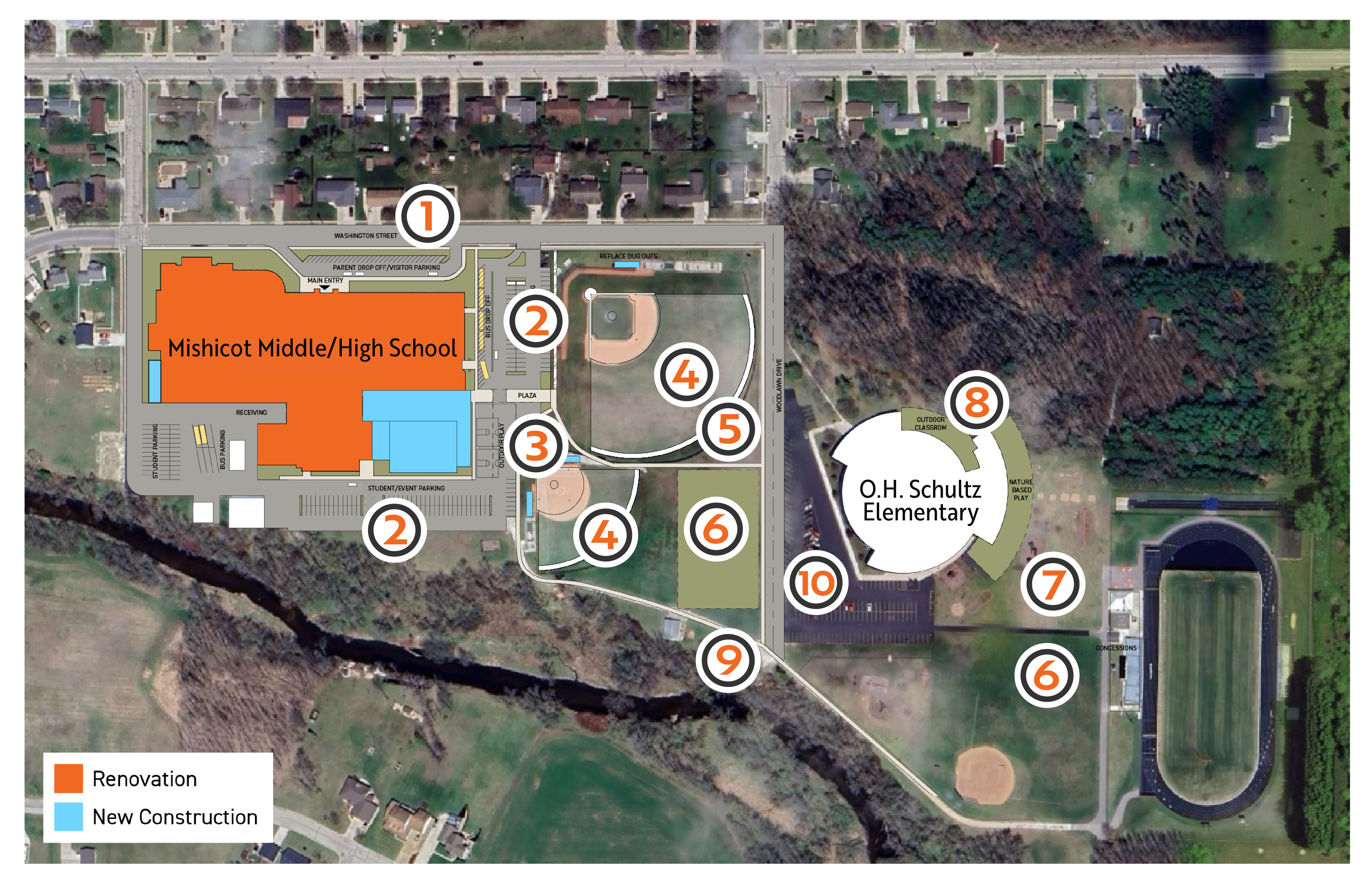 District Wide improvement site plan image